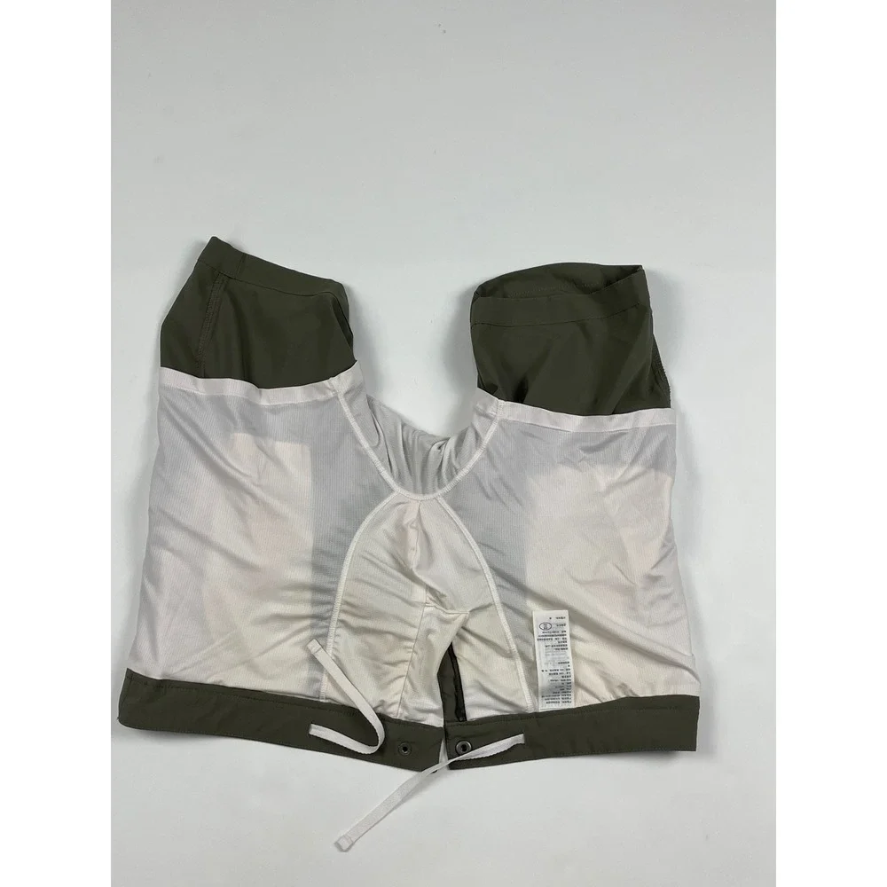 Abercrombie & Fitch Mens Stretch Swim Trunks Olive Green XL Mesh Lined 7
